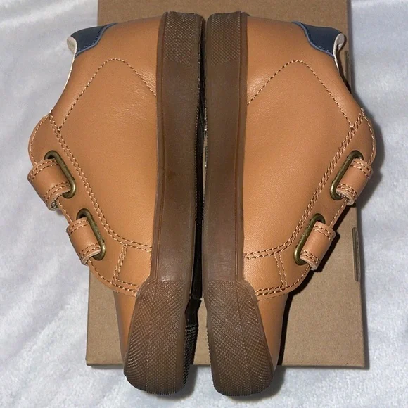 NWT NATURINO EINDHOVEN 2 VL. Cognac Leather Boys Sneaker - Picture 13 of 16